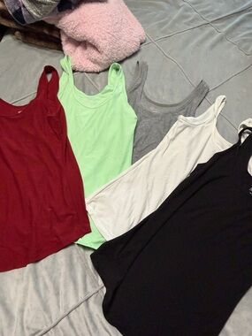 Women’s Tank Tops - Black, White, Gray, Mint, Burgundy